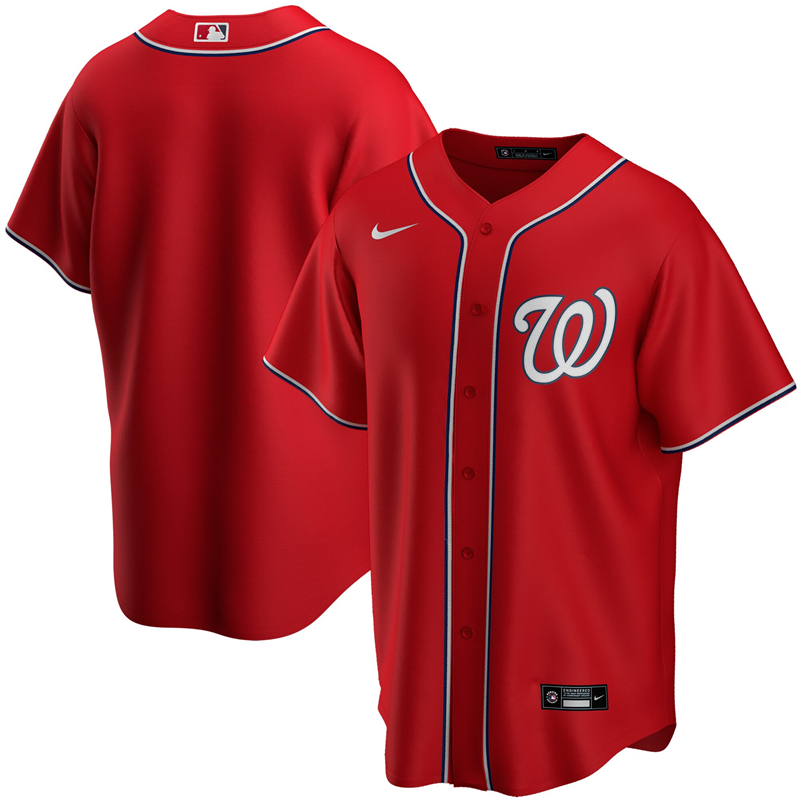 Youth Washington Nationals Nike Red Alternate 2020 Replica Team Jersey 